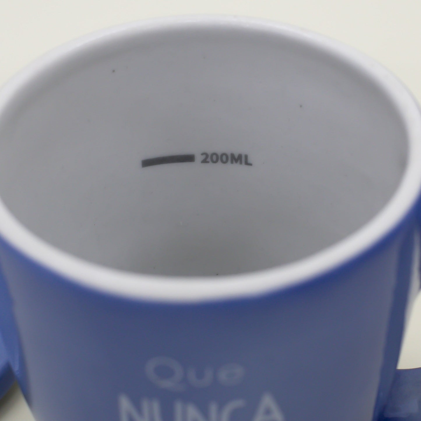 Caneca Porcelana Azul - com Tampa - 300ml