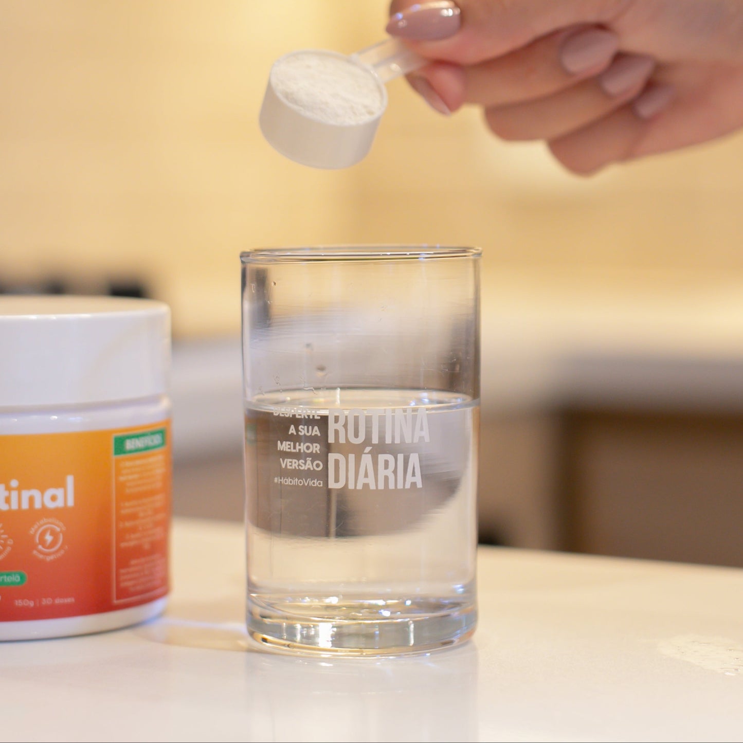 Kit Rotina Matinal - Combo 1 - Shot Matinal / Copinho para Shot / Raspador de Língua