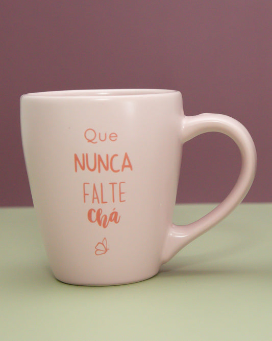 Kit Caneca Candy Rosa + Filtro Infusor