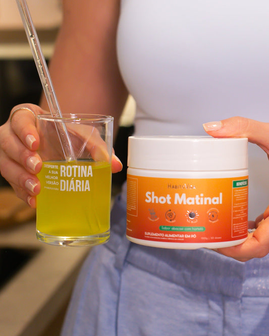 Kit com 2 Shots Matinal - Sabor Abacaxi C/ Hortelã