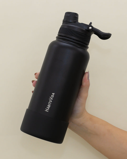 Garrafa Térmica Liter Preta - 1L