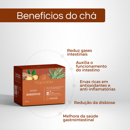 Blend de Chá Digestivo - 15 Sachês