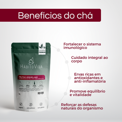 Blend de Chá Frutas Vermelhas - 40g
