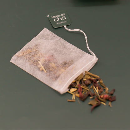 Filtros de Chá Biodegradáveis – Fibra de Milho (60 unidades)