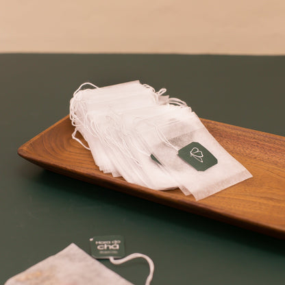 Filtros de Chá Biodegradáveis – Fibra de Milho (60 unidades)