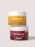 Kits com Shots Matinal e Noturno - Laranja / Frutas Vermelhas
