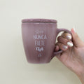 Caneca Porcelana Lílas - com Tampa - 300ml