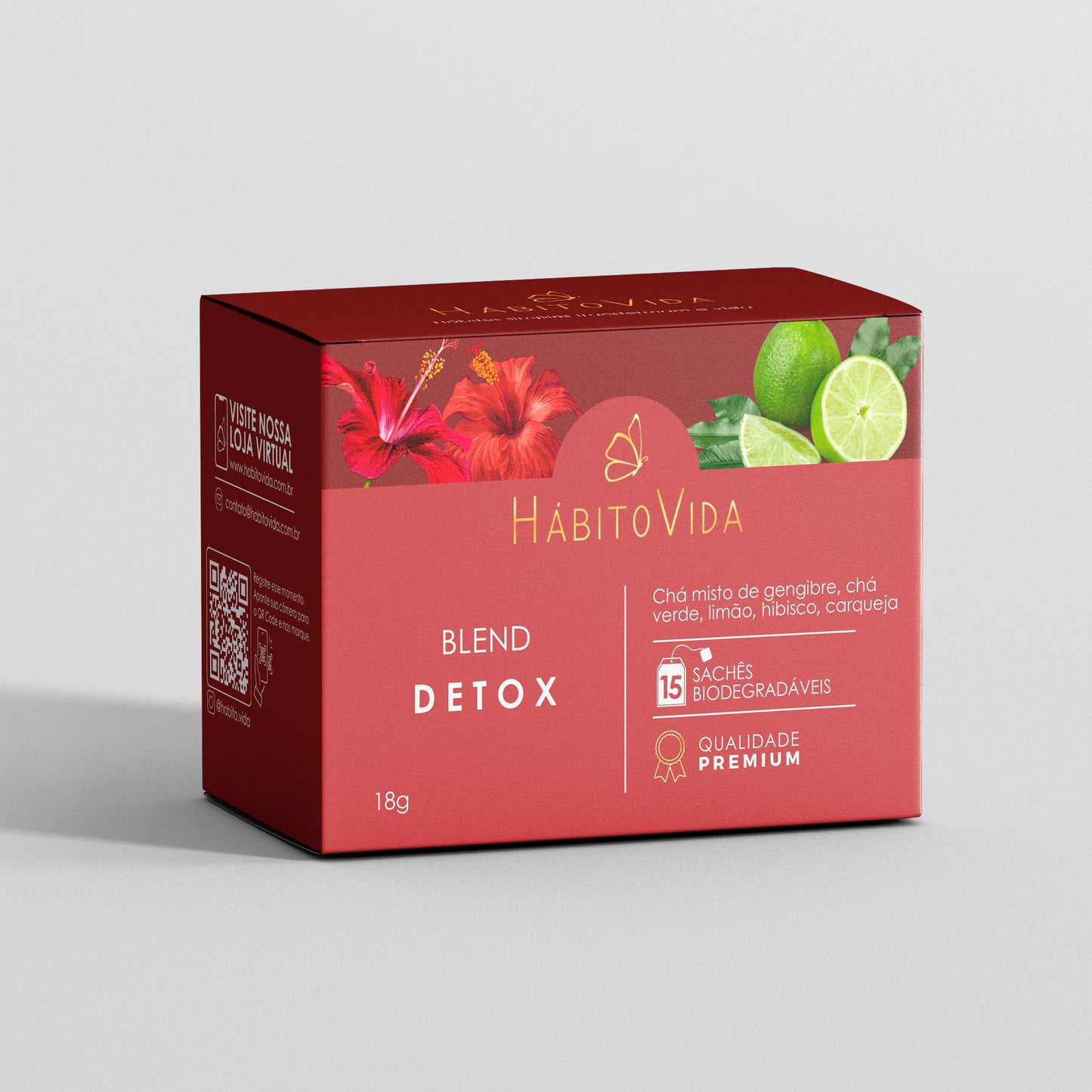 Blend de Chá Detox - 15 Sachês