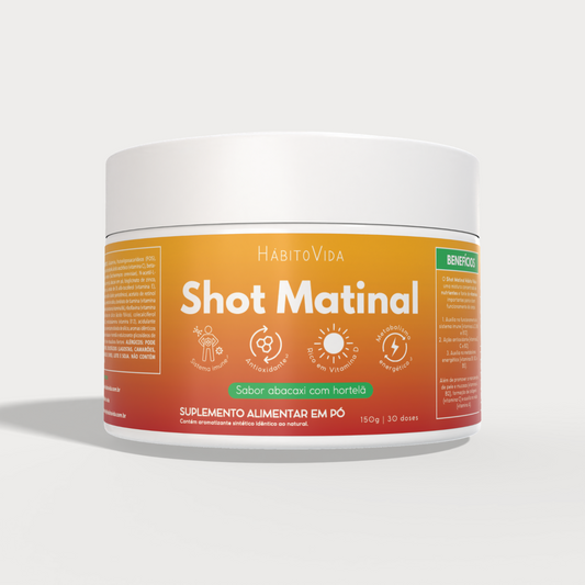 Shot Matinal 30 Doses - Sabor Abacaxi C/ Hortelã