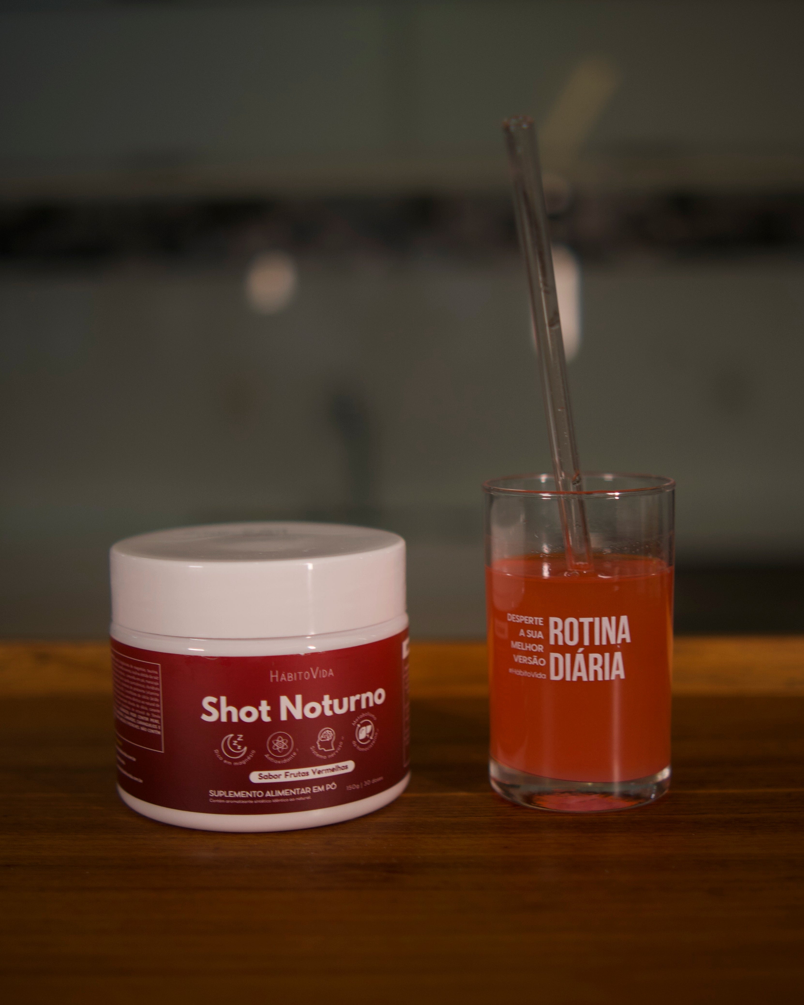 Kits com Shots Matinal e Noturno - Laranja / Frutas Vermelhas