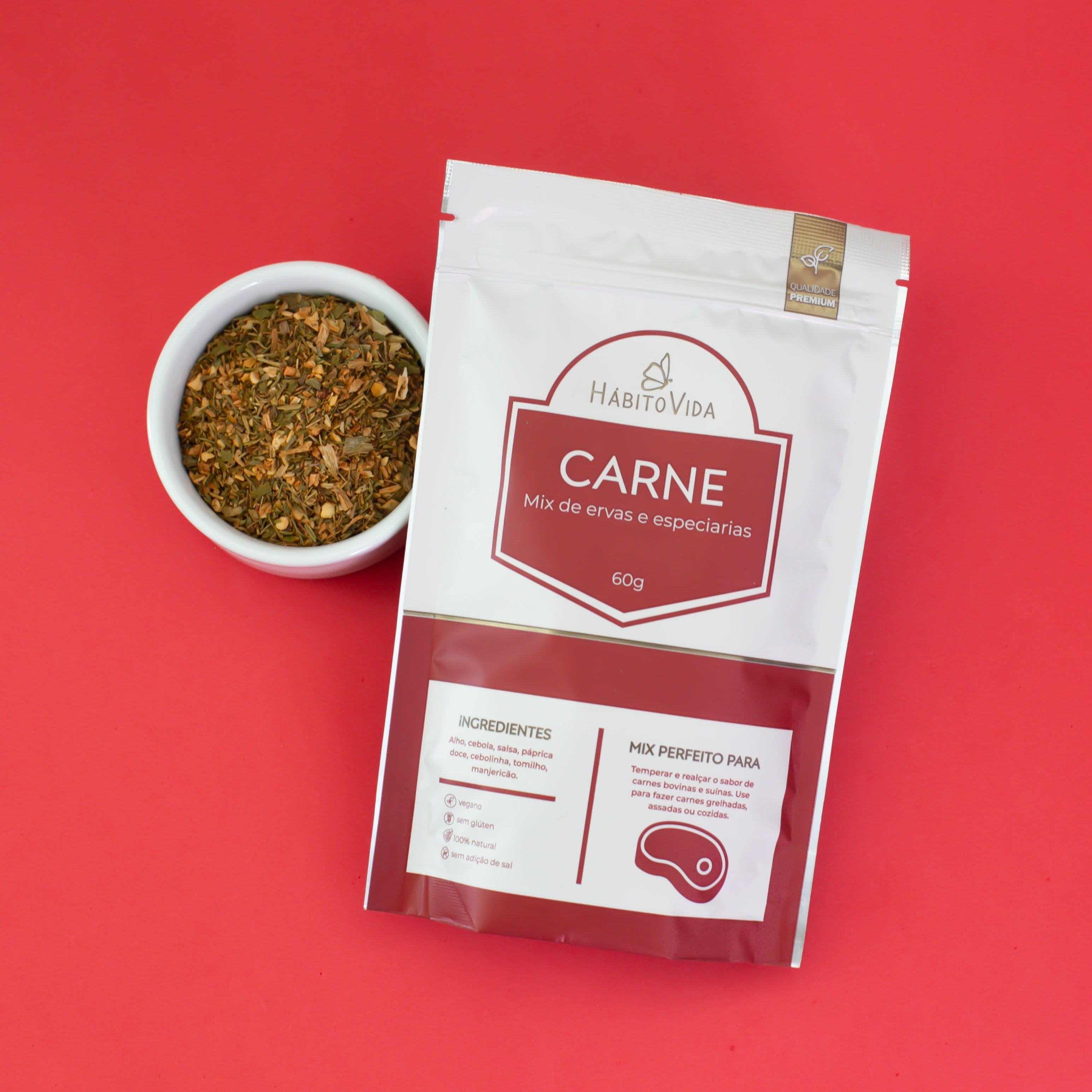 Tempero Mix Carne - Refil 60g