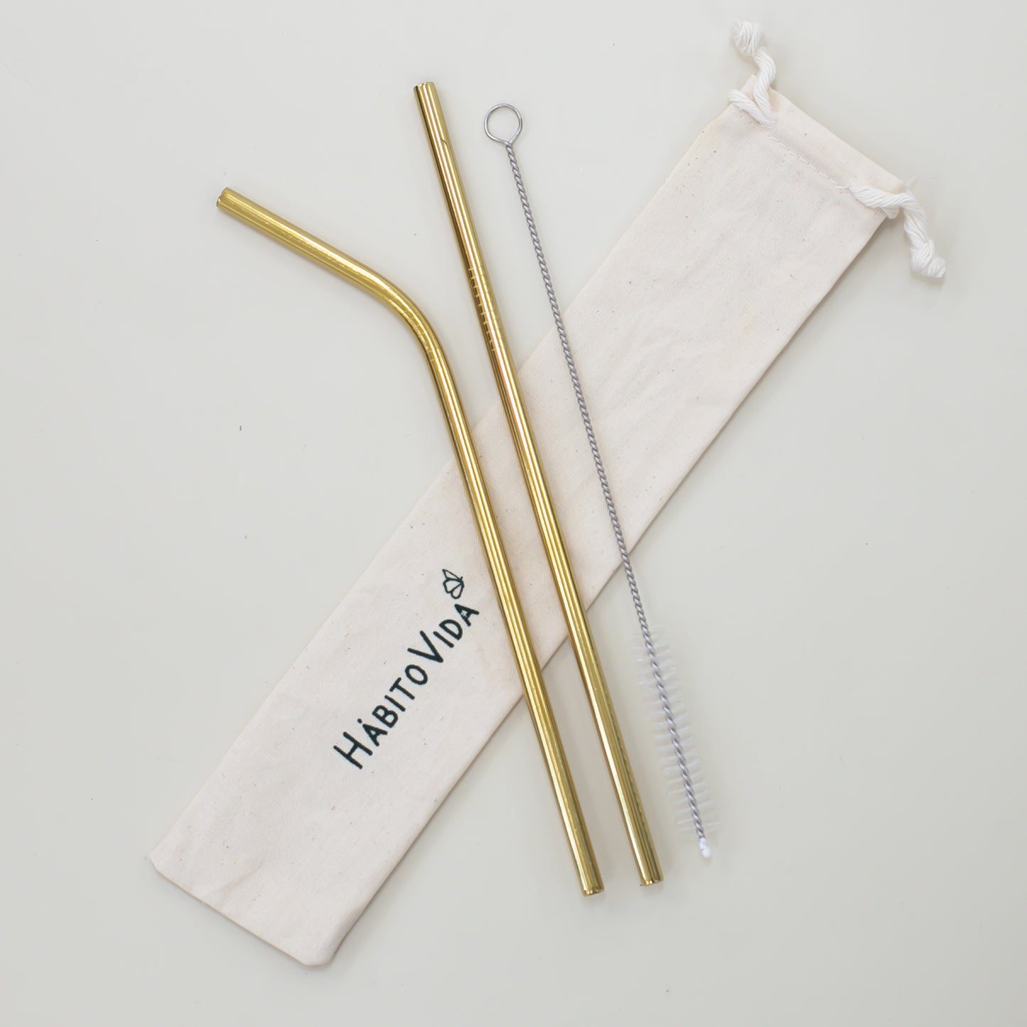 Canudo em Aço Inox - Kit Colorido