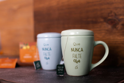 Caneca Candy Verde - com Tampa - 300ml