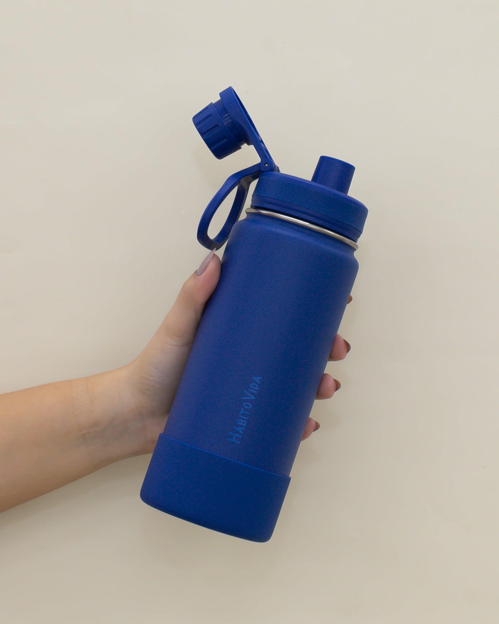 Garrafa Térmica Life Azul Escuro - 600ml