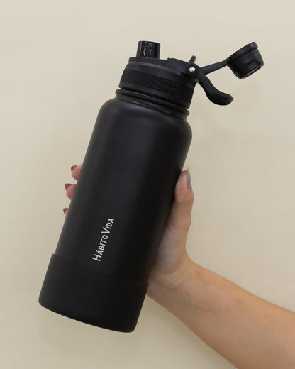 Garrafa Térmica Liter Preta - 1L
