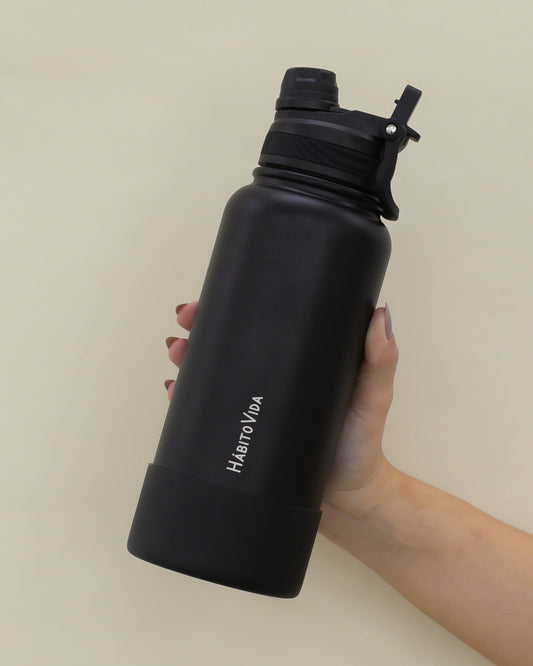 Garrafa Térmica Liter Preta - 1L