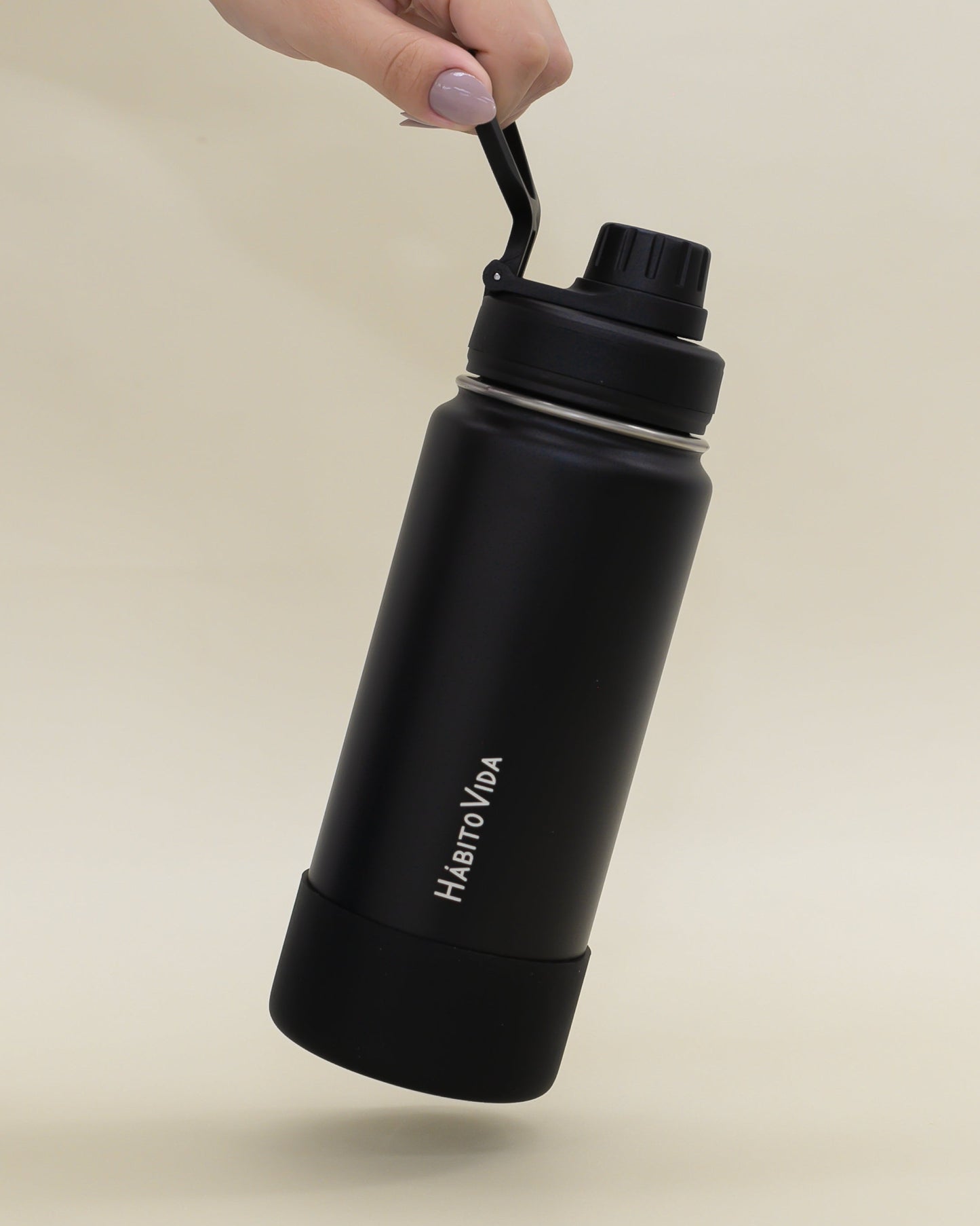 Garrafa Térmica Life Preta - 600ml