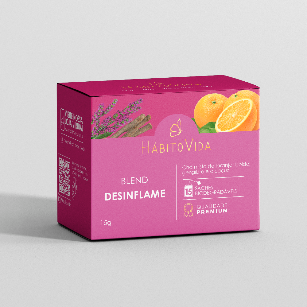 Blend de Chá Desinflame - 15 Sachês