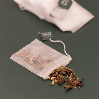 Filtros de Chá Biodegradáveis – Fibra de Milho (60 unidades)